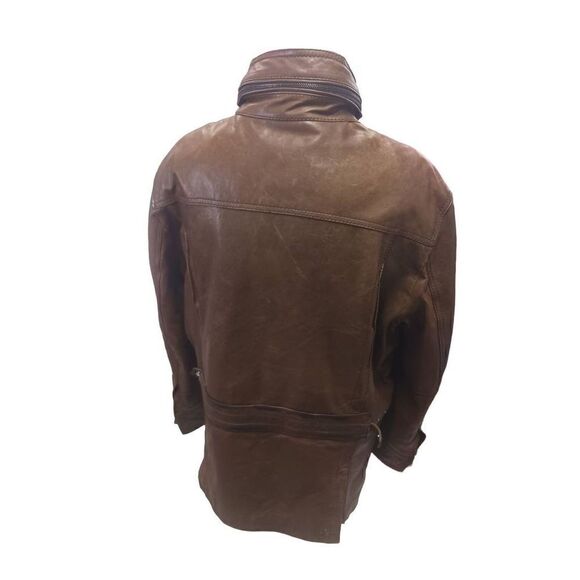Andrew marc men's leather bomber jacket - Picture 2 of 4